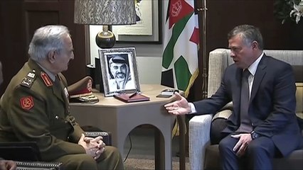 حفتر يلتقي ملك الأردن في عمّان