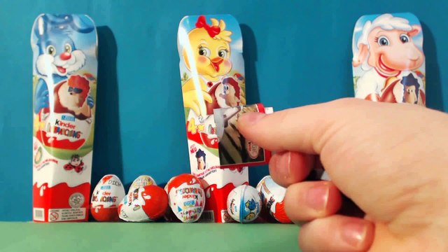 33 Surprise Eggs Kinder Surprise Giant Маша и Медведь HELLO KITTY Disney Pixar 2/3