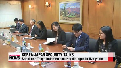 Korea and Japan resume security dialogue after five years
