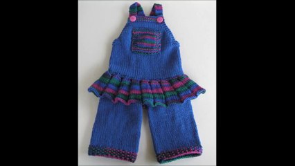 Bebekler için Örgü Tulumlar