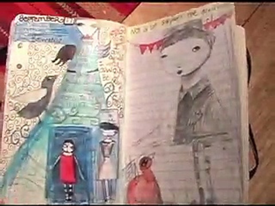 Mixed Media Art Journal with Suzi Blu - Dangly Things