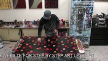 LEARN HOW TO PAINT LARGE ABSTRACT ARTWORKS Art classes & video art lessons