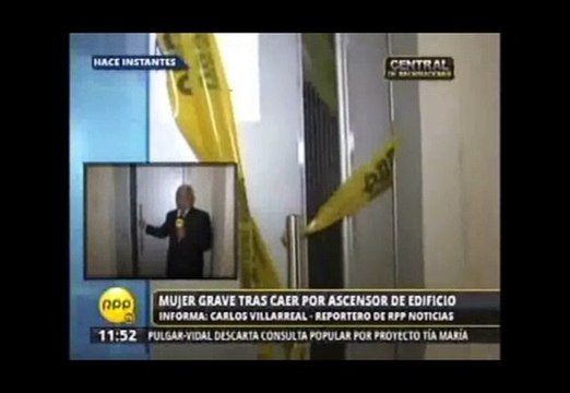 Magdalena: Mujer sufrió lesiones al caer por ductos de ascensor malogrado