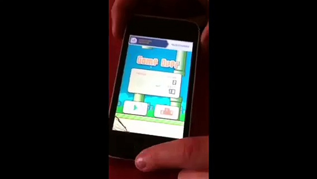 Petite partie de flappy bird