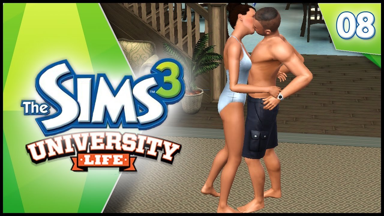 HEATED KISS & OUR GRADES! - Sims 3 University Life - EP 8