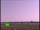 'Russian Stealth' 1st public flight: Sukhoi PAK FA T-50 at MAKS airshow