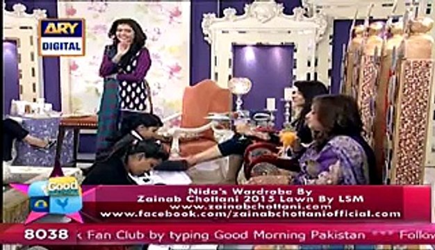Good Morning Pakistan With Nida Yasir on ARY Digital Part 5 - 14th April 2015