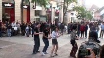 Flash Mob des étudiants de l'UHA de Mulhouse (rue du Sauvage)