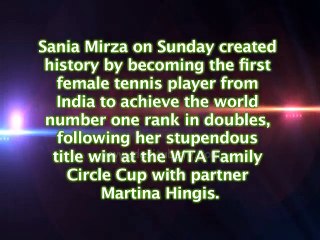 Sania Mirza Seals Historic World No. 1 Rank With Charleston Title