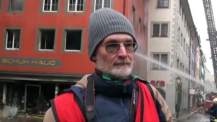 Hauseinsturz nach Brand in Konstanzer Altstadt