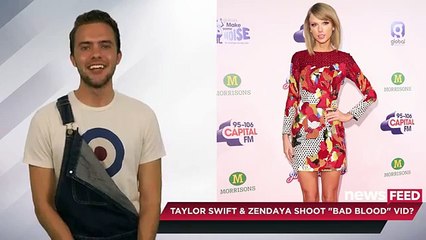 Taylor Swift & Zendaya Filming 'Bad Blood' Music Video!