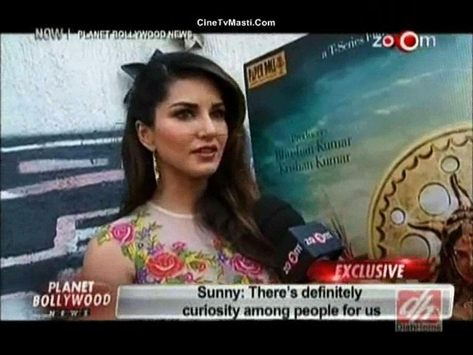 Sunny There's Definitely Curiosity Among People For Us 14th April 2015 CineTvMasti.Com