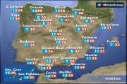 Previsión del tiempo para este martes 14 de abril