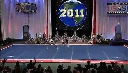 Cheer Extreme Allstars Small Senior X "Sharks" Worlds 2011.flv