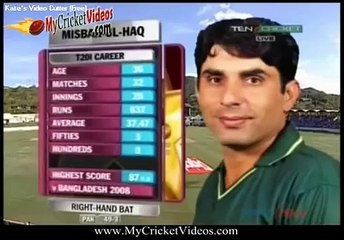 Misbah-ul-Haq hit wicket