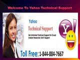 Contact Yahoo Customer Service 1-844-884-7667 Yahoo Support Number