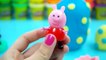 surprise eggs Play doh peppa pig opening peppa toys egg surprise playdoh