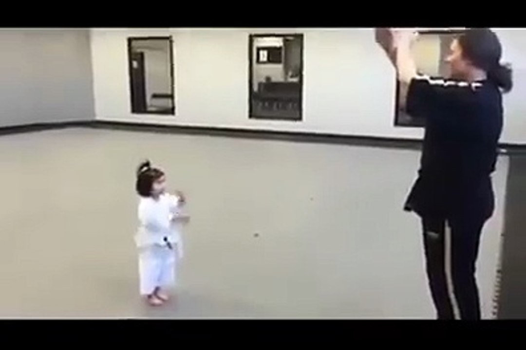 3-year-old karate kid
