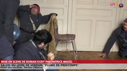 Salon du livre de Verdun édition 2015 - Mise en scène d'un roman écrit par Patrice Macel #3