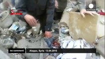 Syria: blasts over the city of Aleppo