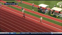 Runner prematurely celebrates win, gets passed at finish line - YouTube