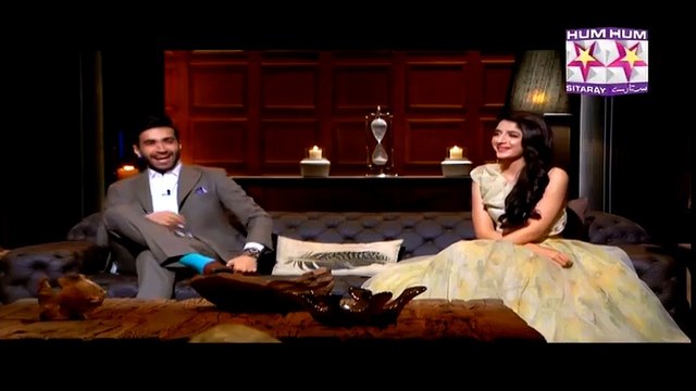 Tonite With HSY – Azfar Rehman & Mawra Hocane on Hum Sitaray 9th May 2015 - 2