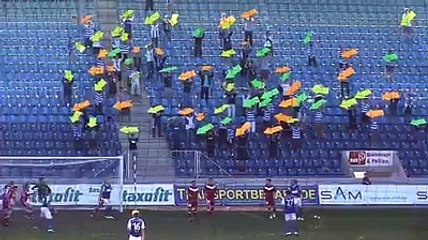 مذهل الجمهور يساهم في تسجيل هدف لفريقه روعة