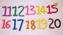 Play Doh - Learn Numbers 1 - 20 Number Song Play Doh Numbers