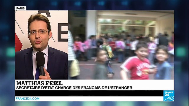 25 ans de l'AEFE : Matthias Fekl au journal de France 24