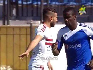 كوميديا محمود بكر في بداية مباراة الزمالك و سموحة