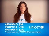 Campaña Haití. Natalia Oreiro. UNICEF Uruguay