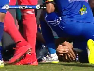 إصابة دموية خطيرة لأحمد عيد عبد الملك