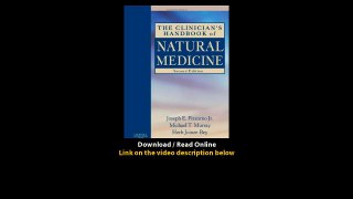 Download The Clinicians Handbook of Natural Medicine e By Joseph E Pizzorno Jr