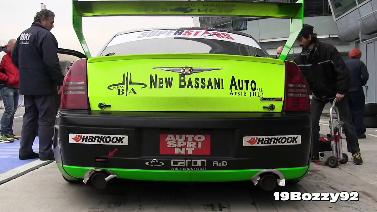 V8 Race Cars Sound Battle: 300C SRT8 vs. XFR vs. C63 AMG vs. CTS-V