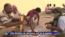 Des pêcheurs yéménites arrivent au camp de réfugiés à Djibouti