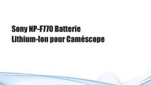 Sony NP-F770 Batterie Lithium-Ion pour Caméscope