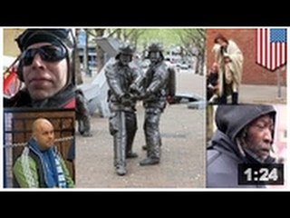 Des pompiers ivres tabassent un clochard handicapé sans défense