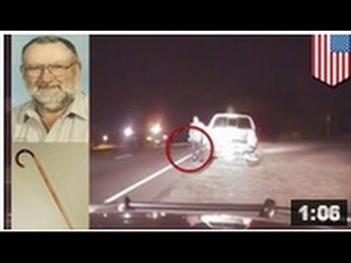 (VIDÉO) Un pépé se fait butter par un flic pour avoir voulu prendre sa canne