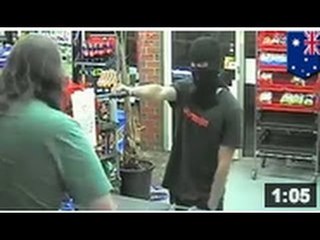 Braquage avec un pistolet en plastique, ça ne marche pas toujours...