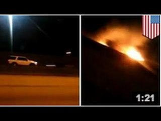 Crash de voitures filmé en directe (VIDEO) attention images troublantes