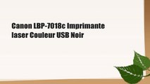 Canon LBP-7018c Imprimante laser Couleur USB Noir