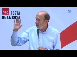 Rubalcaba: los manifestantes le han dicho a Rajoy "NO" por su "incompetencia y sus mentiras"
