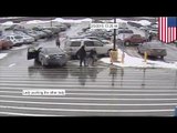 Walka o miejsce parkingowe: kobieta używa własnych piersi i atakuje nimi babcię
