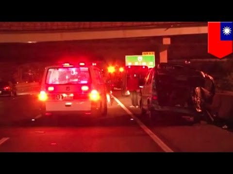 Taiwan Traffic: Accident results in eight injuries and two fatalities, one woman dragged more than 3