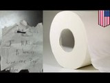 Toilet paper robbery: police bust idiot criminal trying to stick up pizzeria with toilet tissue note
