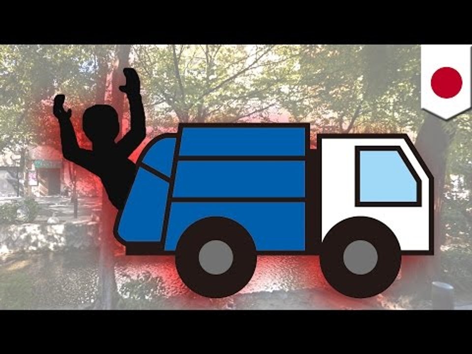 Drunk idiot falls into garbage truck and is crushed, hospitalized with coma