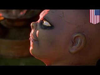 Jasen Dixion’s Zombie Nativity scene in Cincinnati earned him a visit from the cops