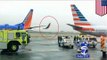 La Guardia fender bender: Two jets smash into each other while taxiing at New York airport