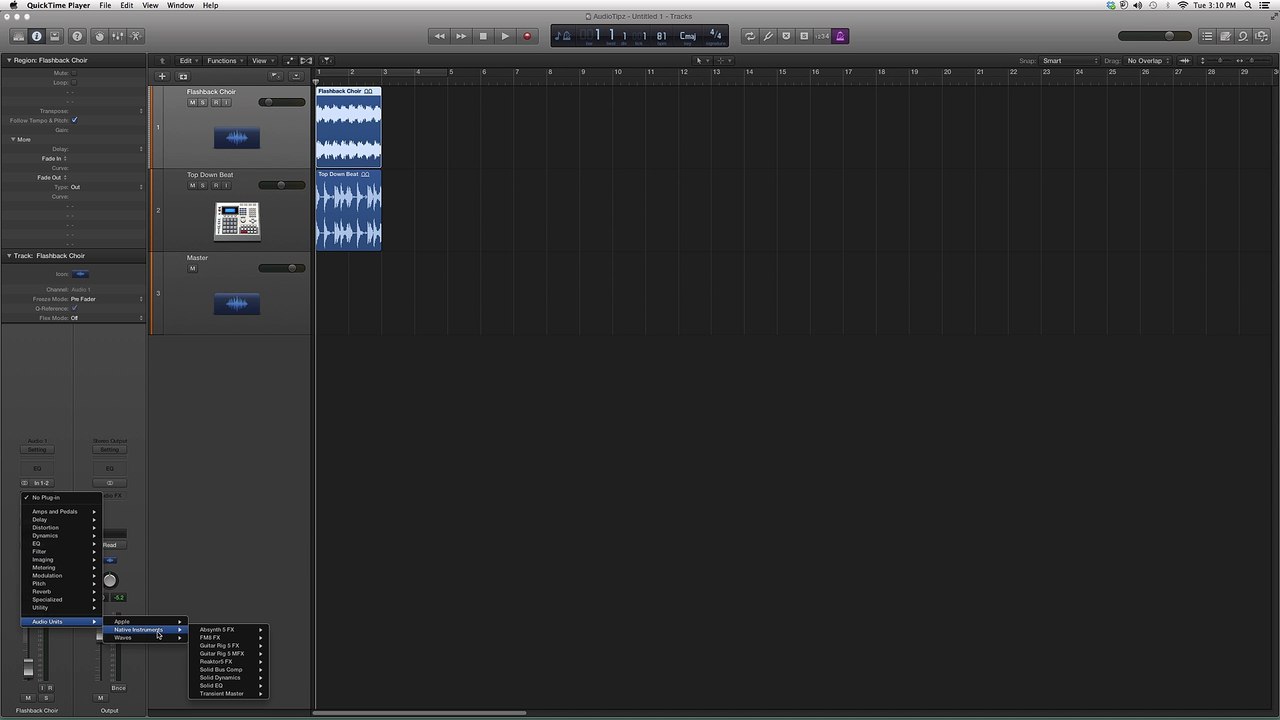 Waves C1-Gate In Logic Pro