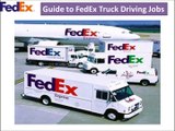 FedEx Truck Driving Jobs